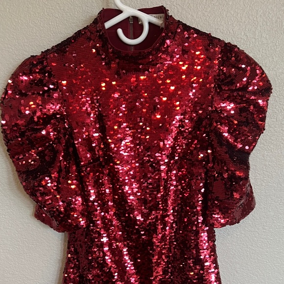 Alice + Olivia Brenna Sequin Bodycon Dress - Picture 9 of 13